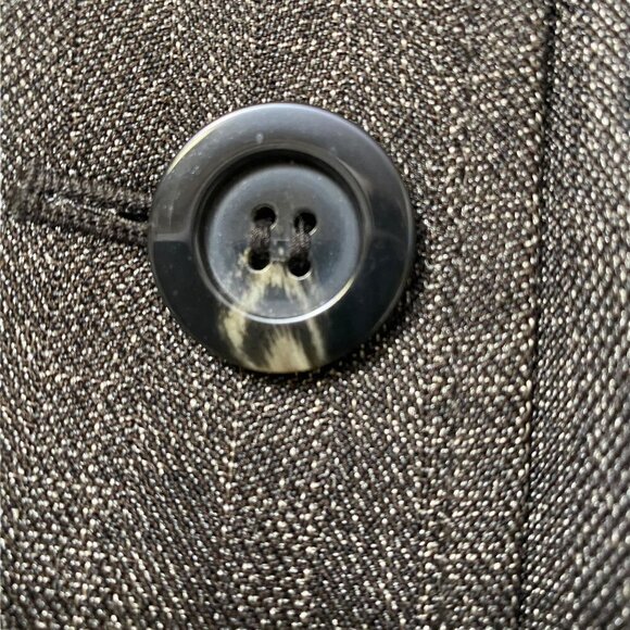 EVAN PICONE Belted Jacket  Size 10 Womens Blazer All Season Black Brown Weave - Picture 6 of 9